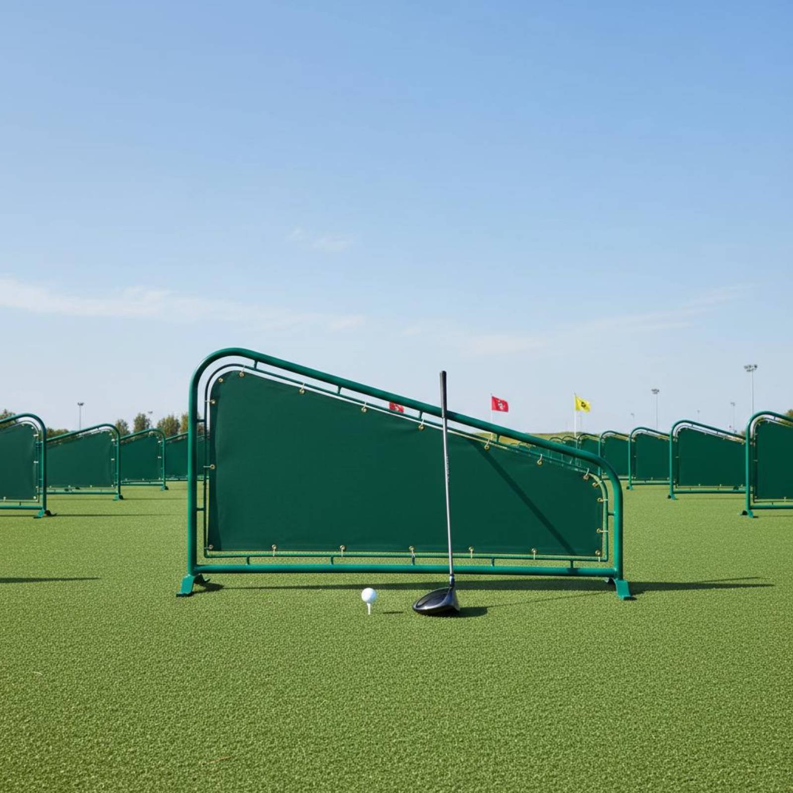 Heavy Equipment In - Canvas Golf Divider Heavy Duty Practice