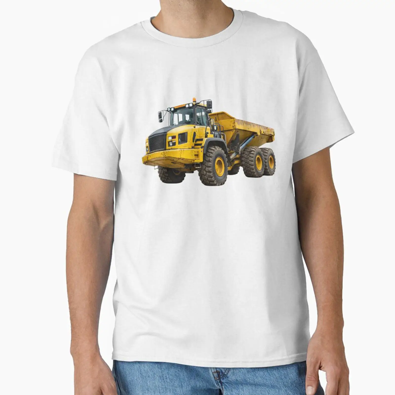 Dump Truck Heavy Equipment - Articulated Dump Truck Heavy Equipment Illustration