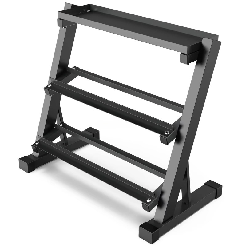 Heavy Equipment In - 3-Tier Dumbbell Storage Rack 8pairs 10pairs