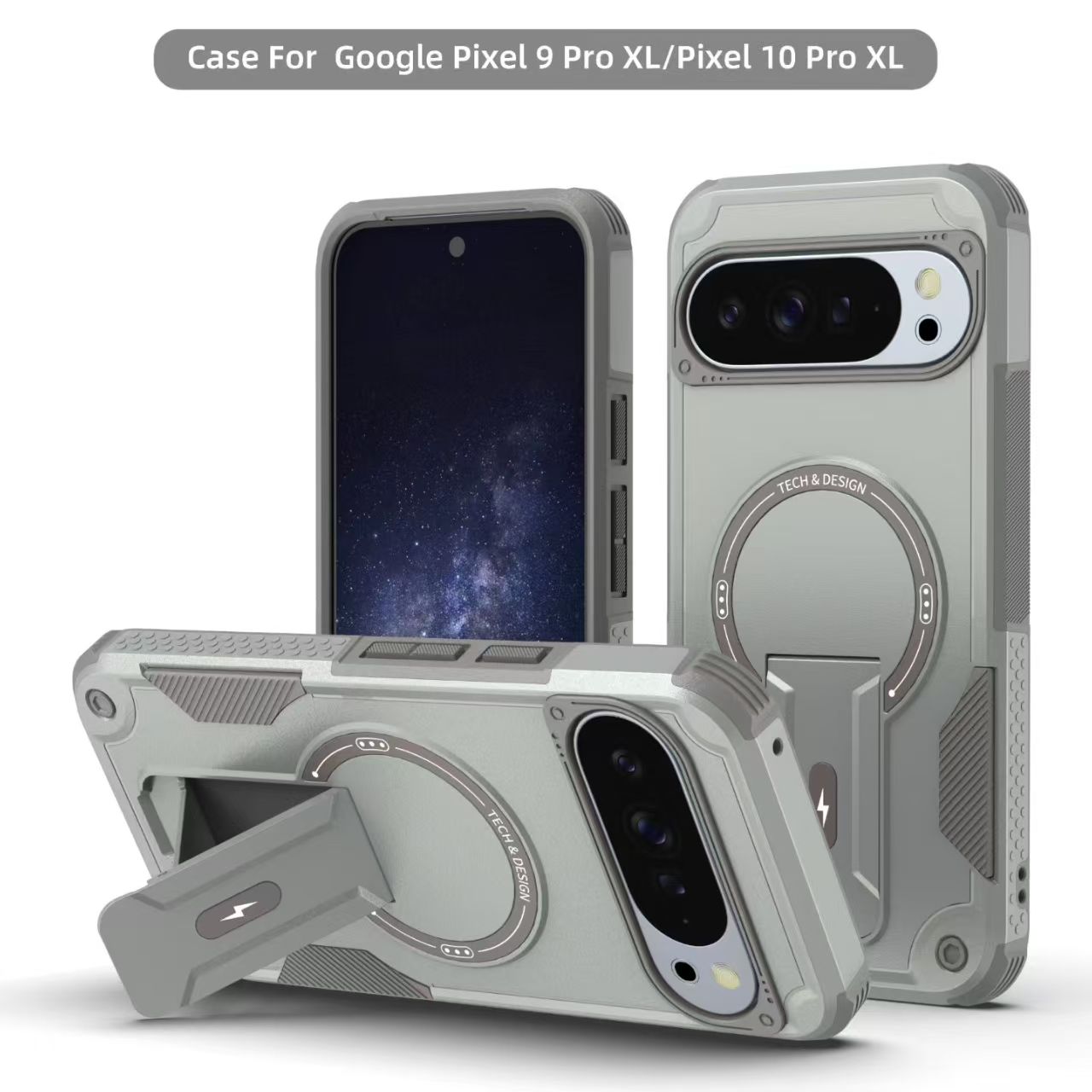 Heavy Equipment Bucket - Armor Heavy-Duty Drop-Proof Magnetic Bracket Phone