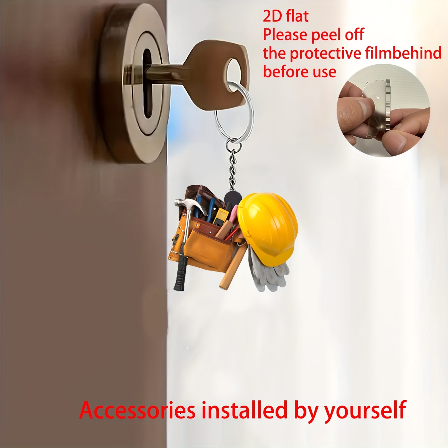 2D Creative Toolkit Keychain A - огляд і ціна Heavy Equipment Key Ring