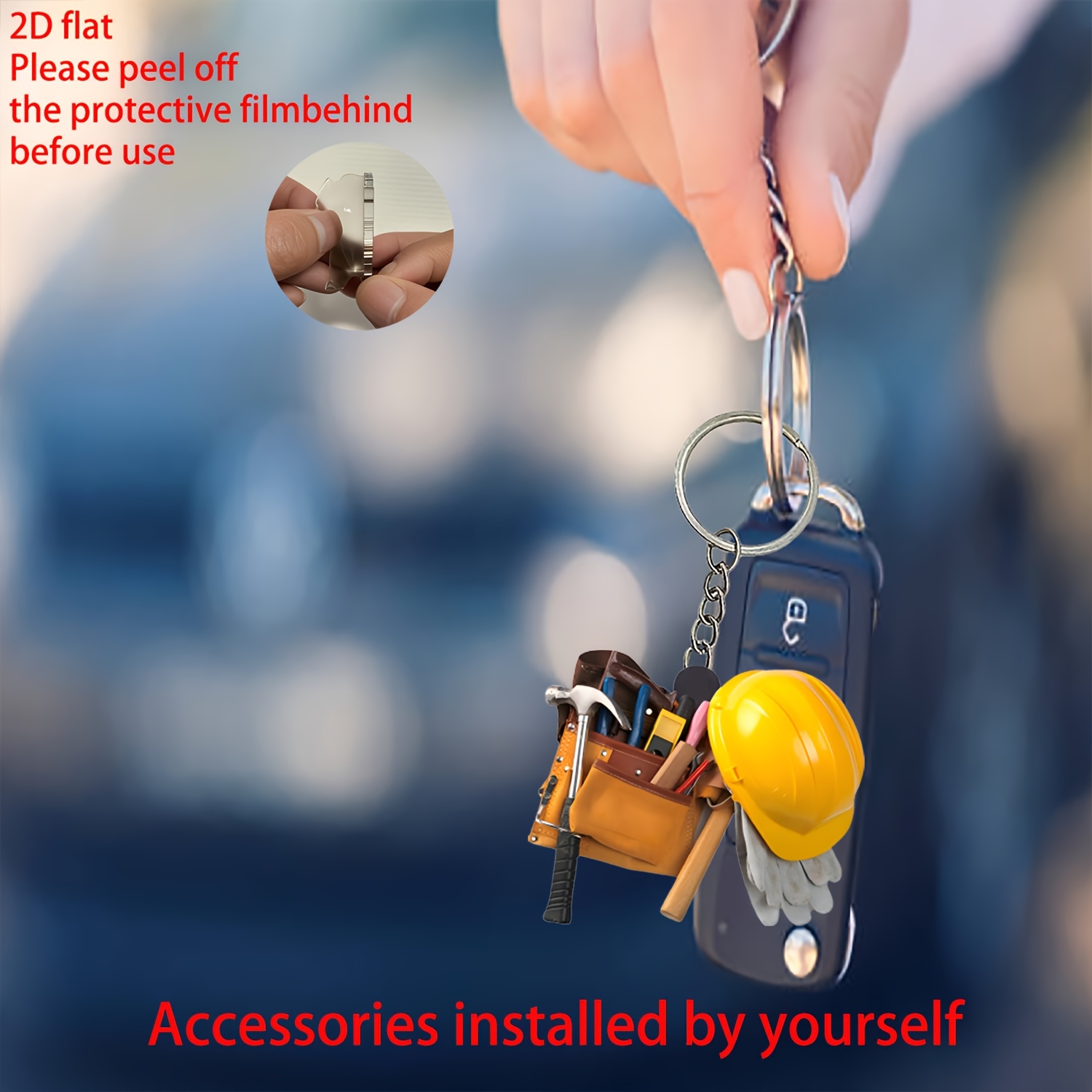 2D Creative Toolkit Keychain A - огляд і ціна Heavy Equipment Key Ring