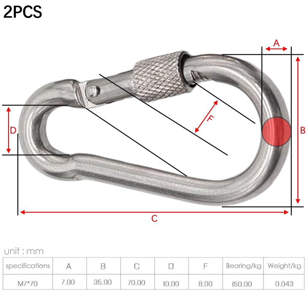 Metal Carabiner Keyring Heavy  - огляд і ціна Heavy Equipment Key Ring
