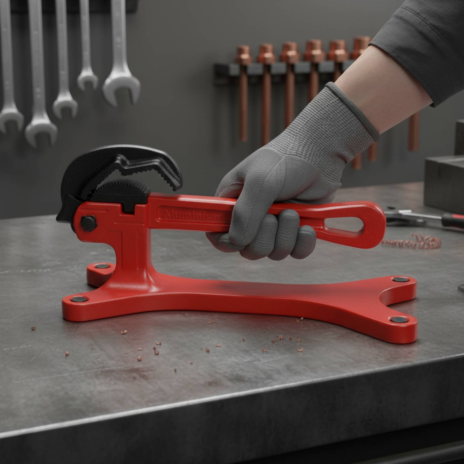 Self-Locking Pipe Wrench Porta - огляд і ціна Heavy Equipment Bucket