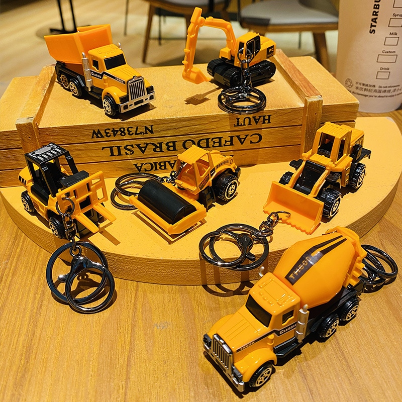 Mini  Excavator Keychain Light - огляд і ціна Heavy Equipment Key Ring