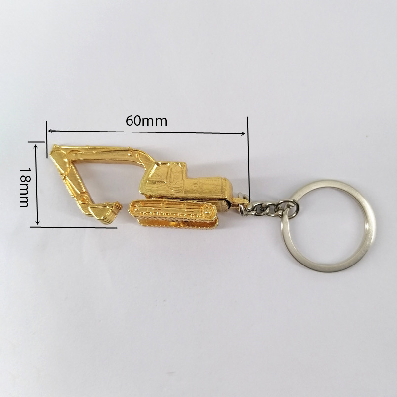 Alloy 3D Three-dimensional Exc - огляд і ціна Heavy Equipment Key Ring