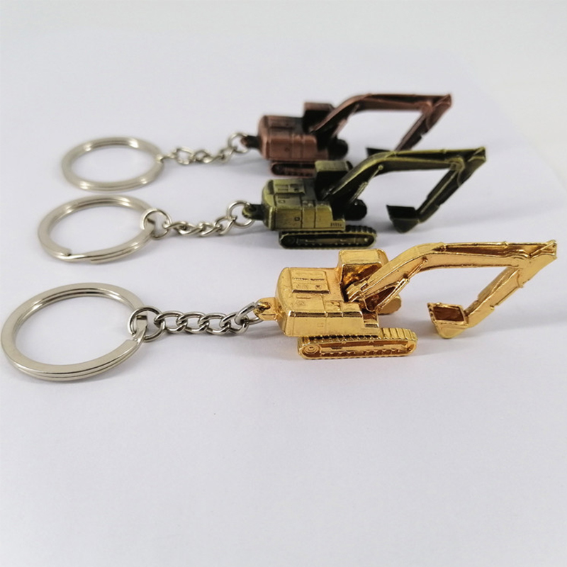 Alloy 3D Three-dimensional Exc - огляд і ціна Heavy Equipment Key Ring