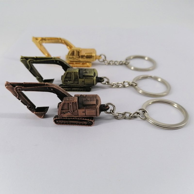 Alloy 3D Three-dimensional Exc - огляд і ціна Heavy Equipment Key Ring